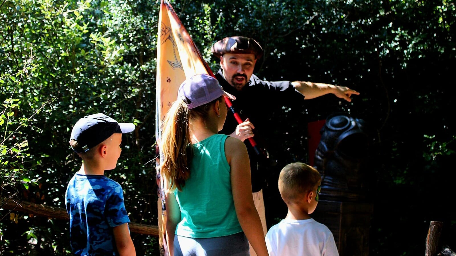 Tour dei pirati al Dinopark Funtana