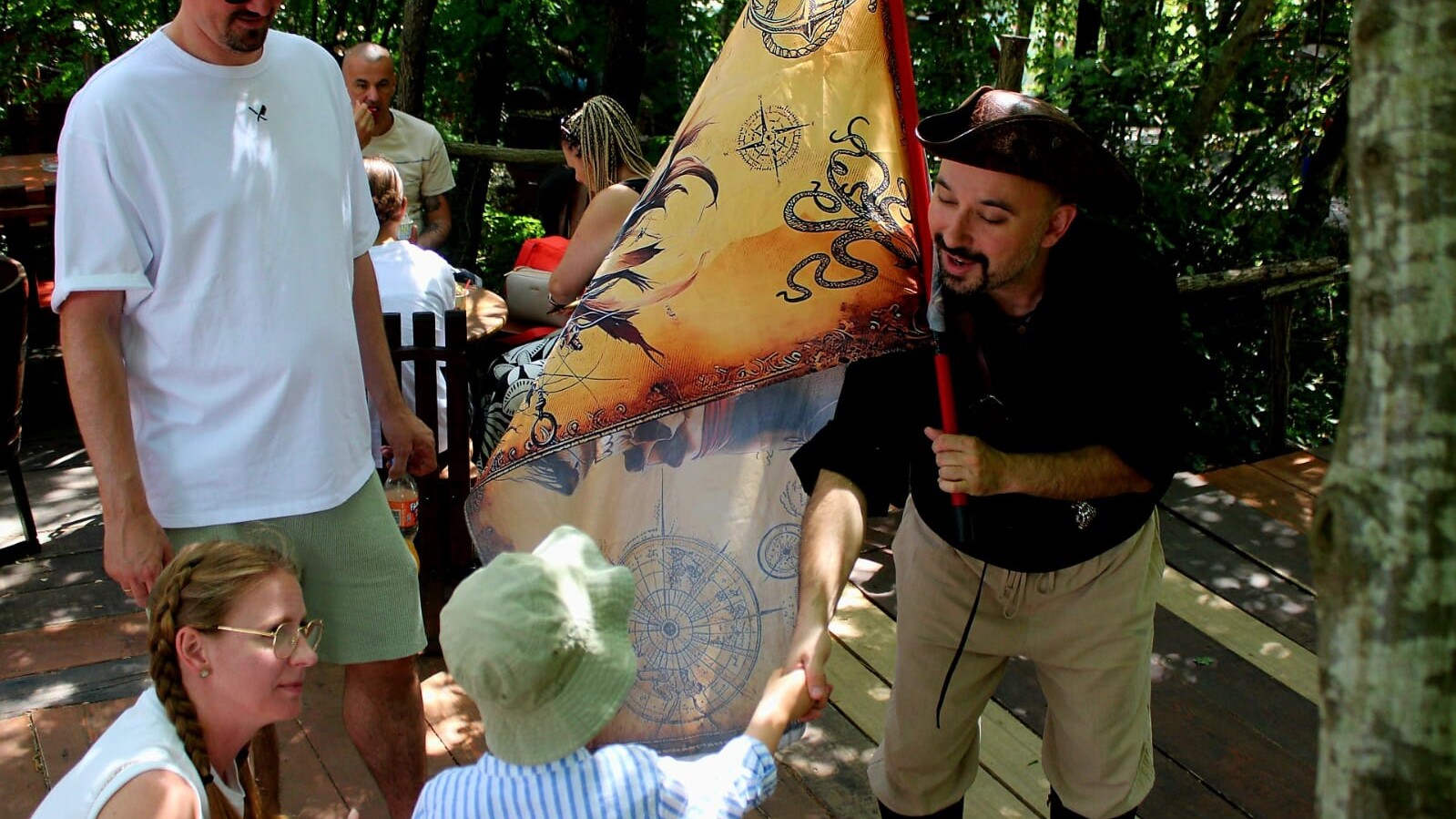 Tour dei pirati al Dinopark Funtana