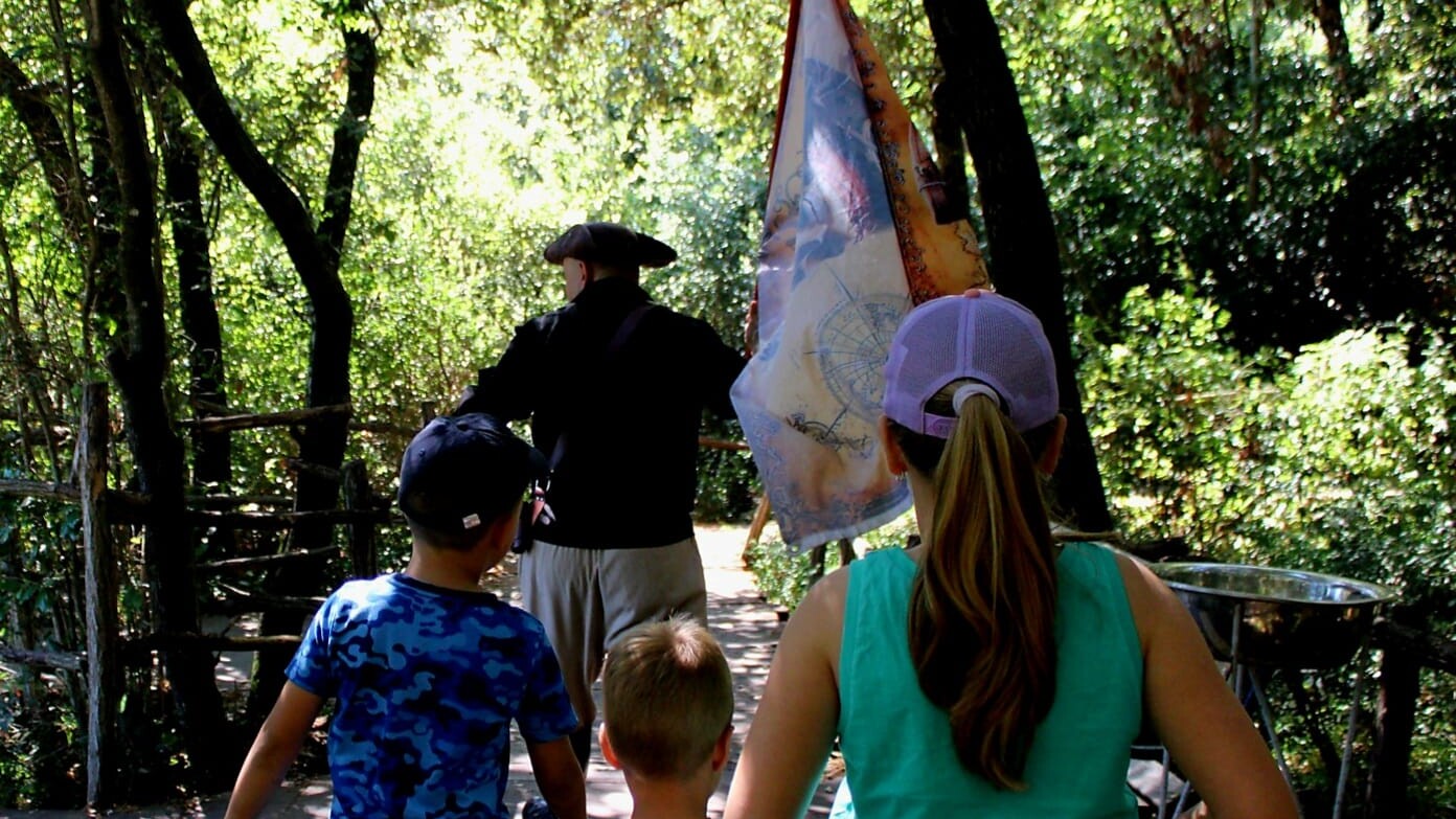 Tour dei pirati al Dinopark Funtana