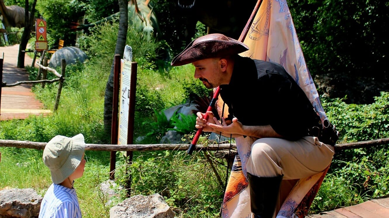Tour dei pirati al Dinopark Funtana
